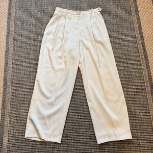 Doncaster Vintage Cream Polyester Dress Slacks